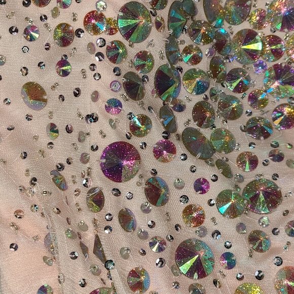 Jovani Gown style 88088 Blush Pink sz 4 - Picture 6 of 7